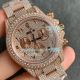 Iced Out Rolex Daytona Rose Gold Diamond Arabic Numerals Dial JVS Factory Watch (2)_th.jpg